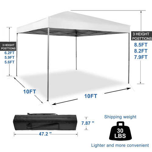 10x10 ft Blue Pop up Canopy Tent B623