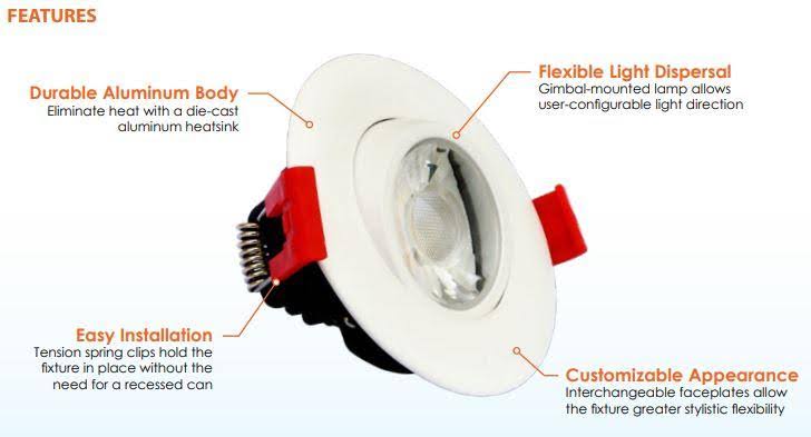 Black 3 Pack Recessed Downlight Q24108