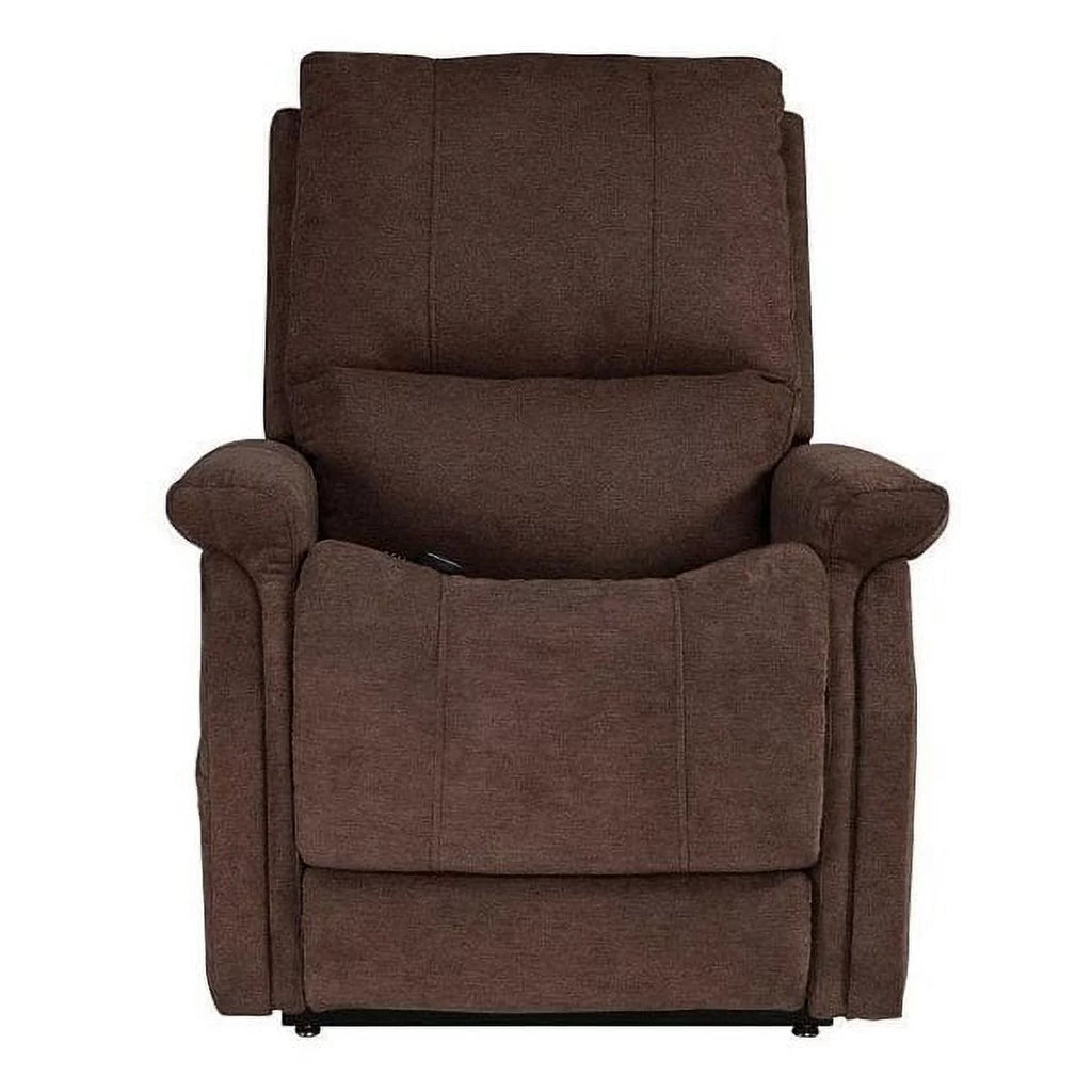 Brown Fabric Recliner L26077