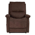 Brown Fabric Recliner L26077