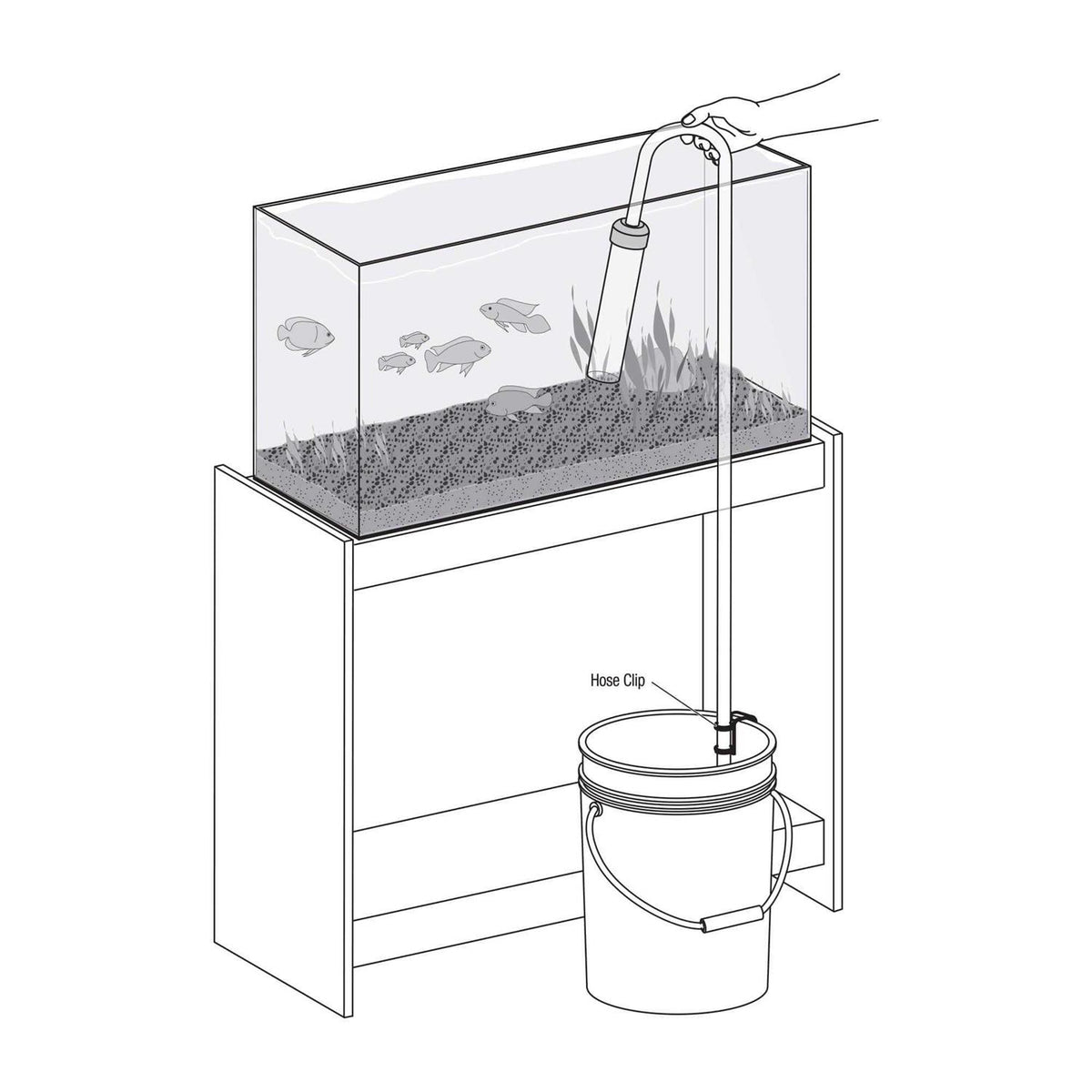 Siphon Vacuum Gravel Cleaner Mini L3754