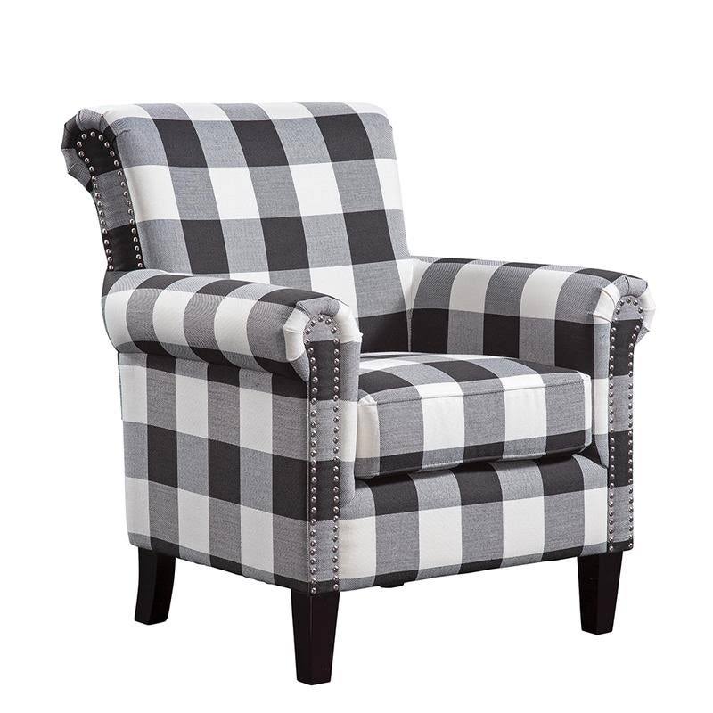 Teal Purple Grey Yellow Accent Chair W5076