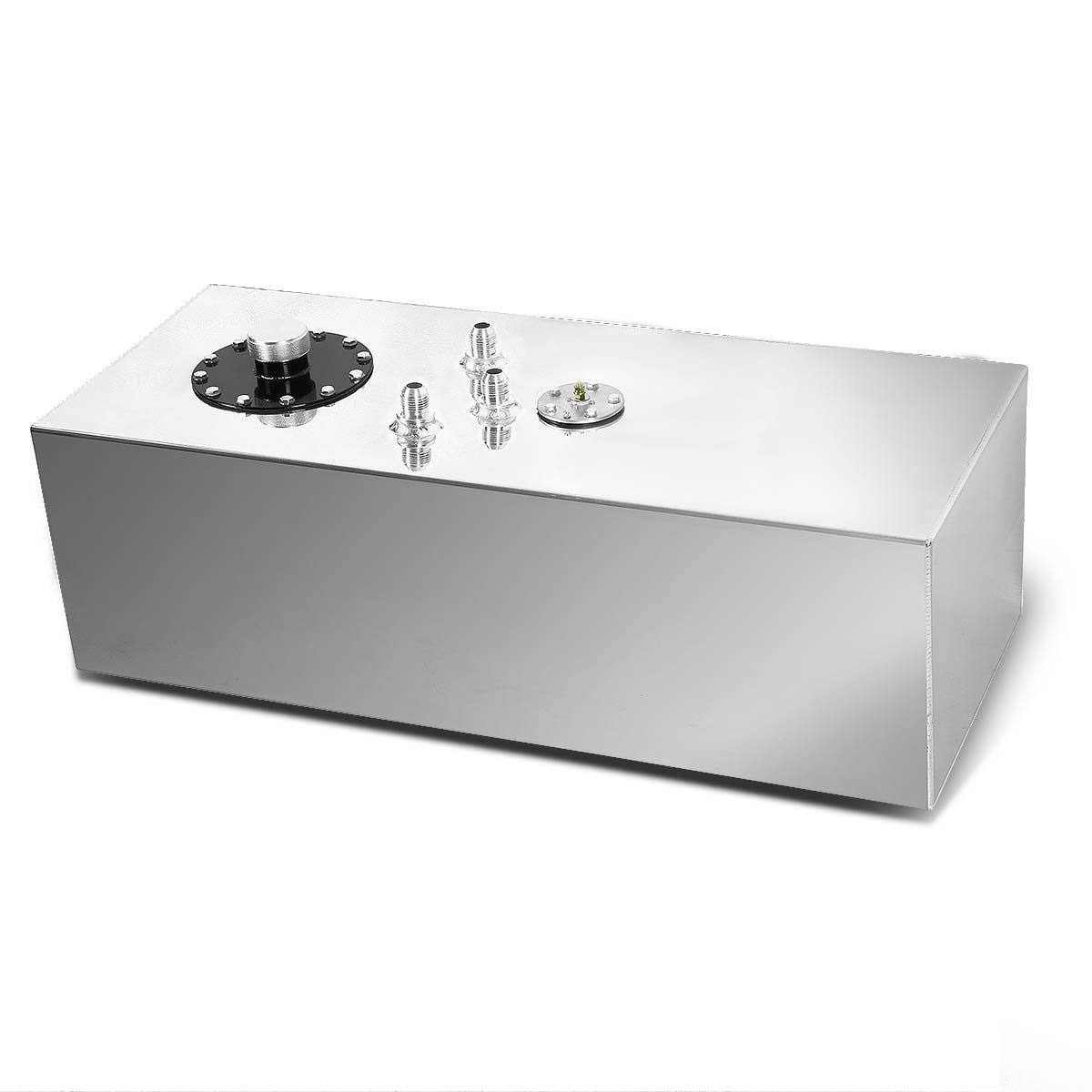 15-Gallon Top-Feed Aluminum Fuel Cell Gas Tank with Level Sender and Cap R5984
