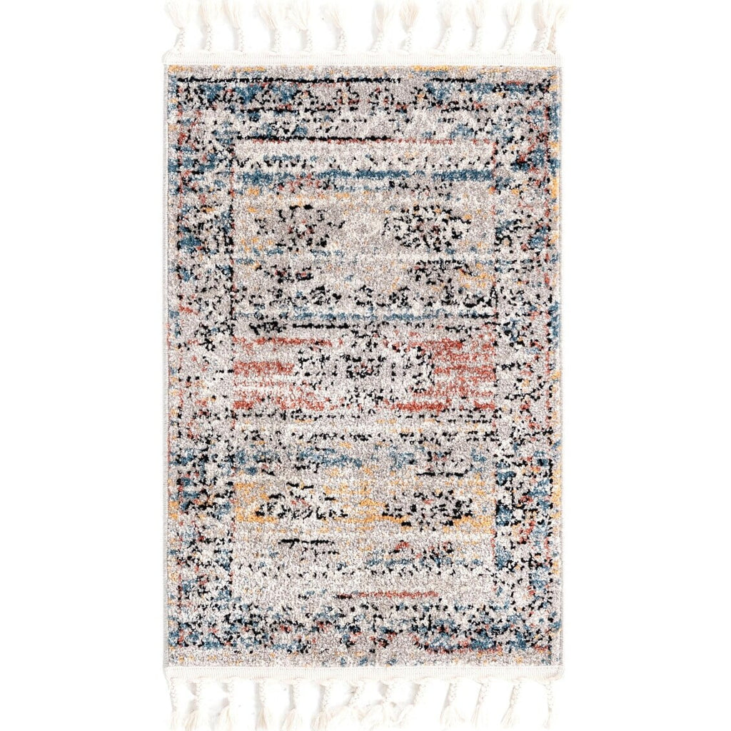 Contemporary Area Rug 9'x12' Multi N254423