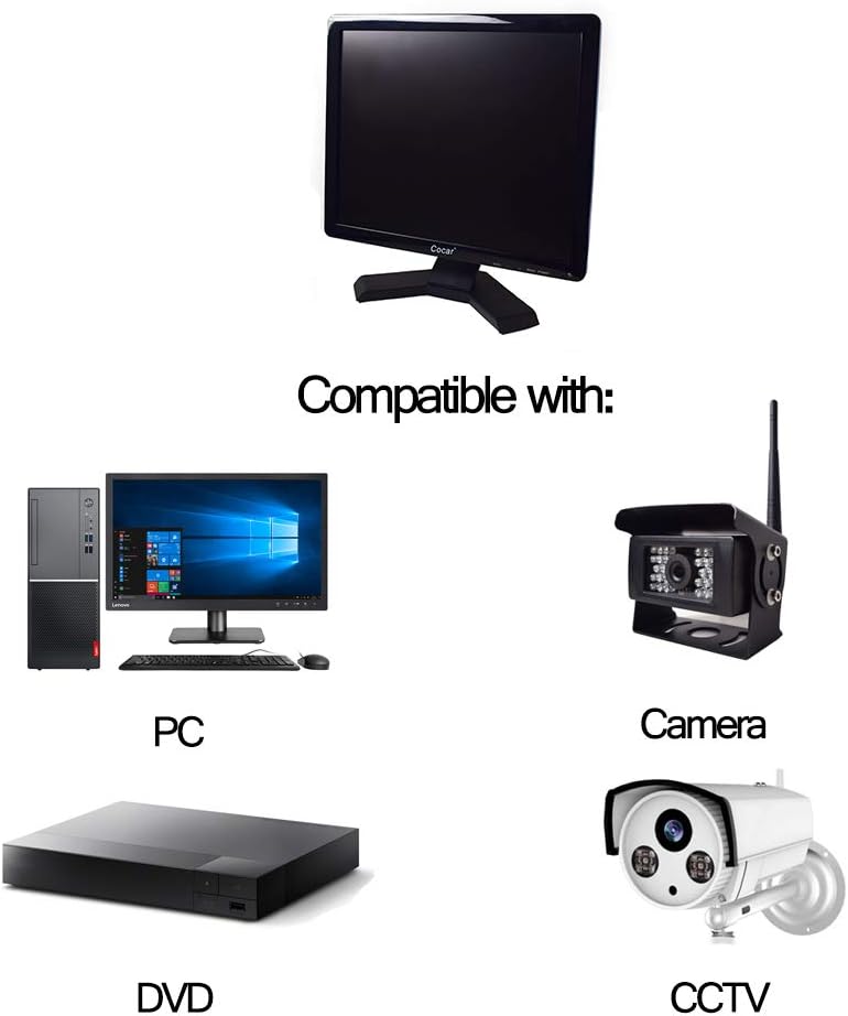 19 inch LCD CCTV Monitor with VGA HDMI BNC USB 1280x1024 M371063