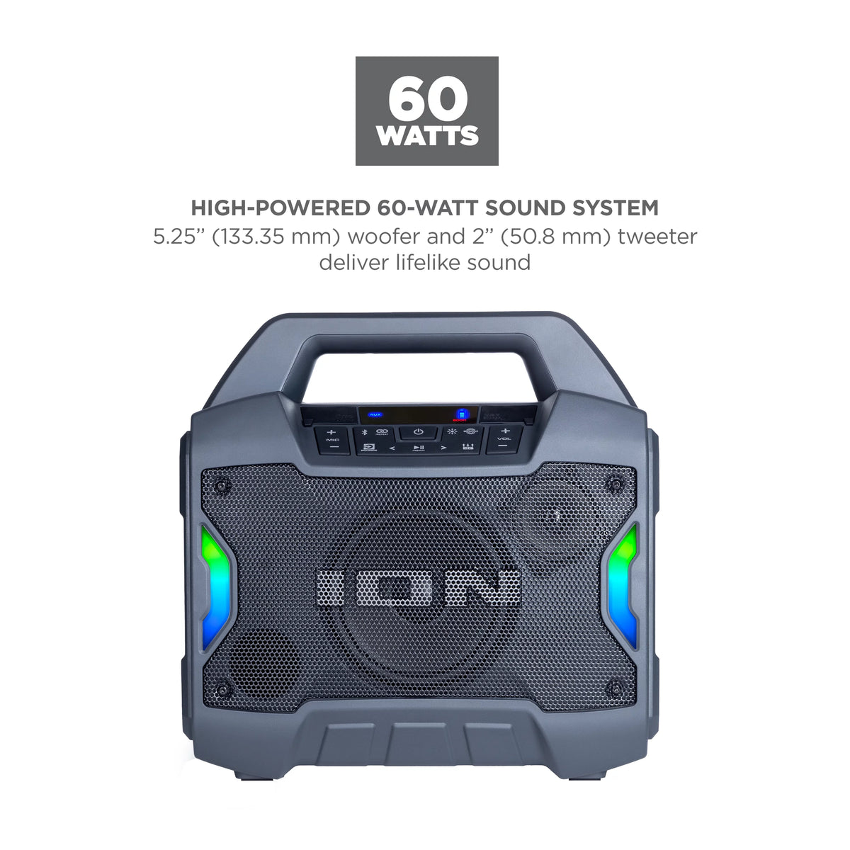 Portable Rechargeable Speaker with Lights A271424