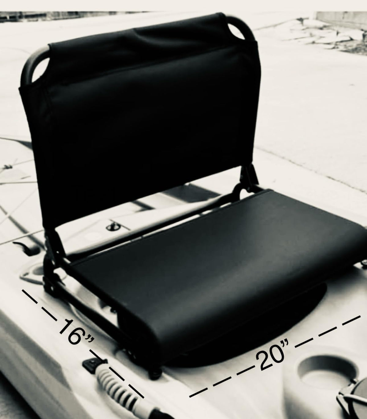 Foldable Kayak Seat with Cushioned Base and Hardware M22582