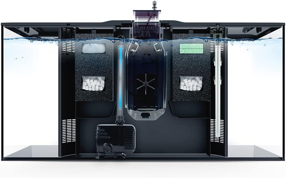 32.5 Gal Marine Salt Water Aquarium Kit with LED Lights and Filtration System E663