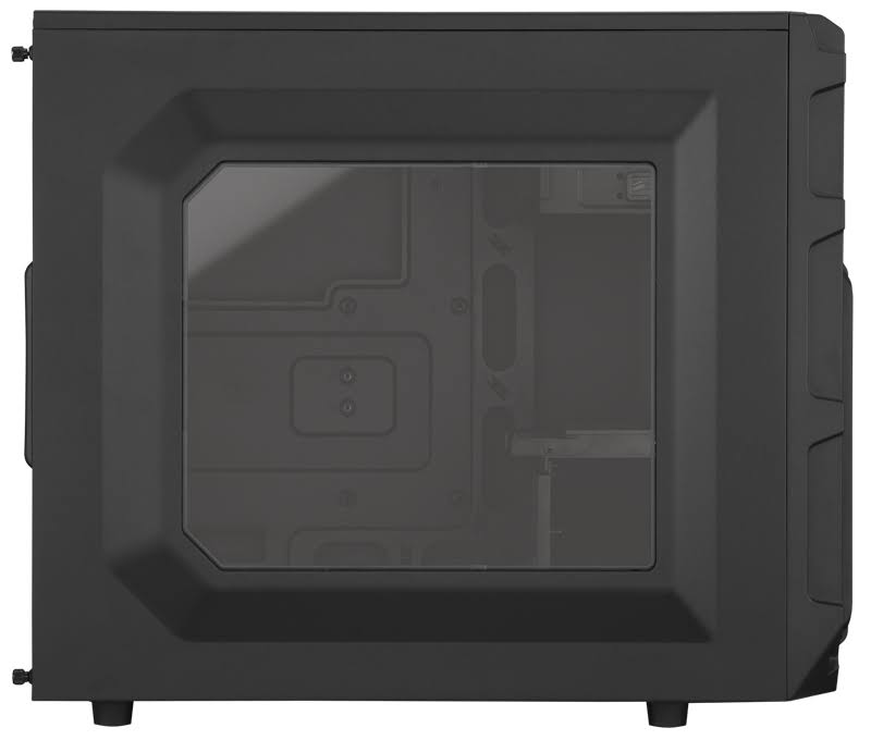 Black Steel ATX Mid Tower Gaming Case K805