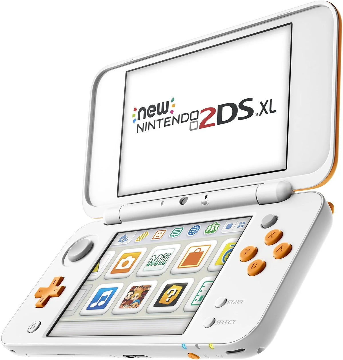 White & Orange Portable Gaming Console I564669