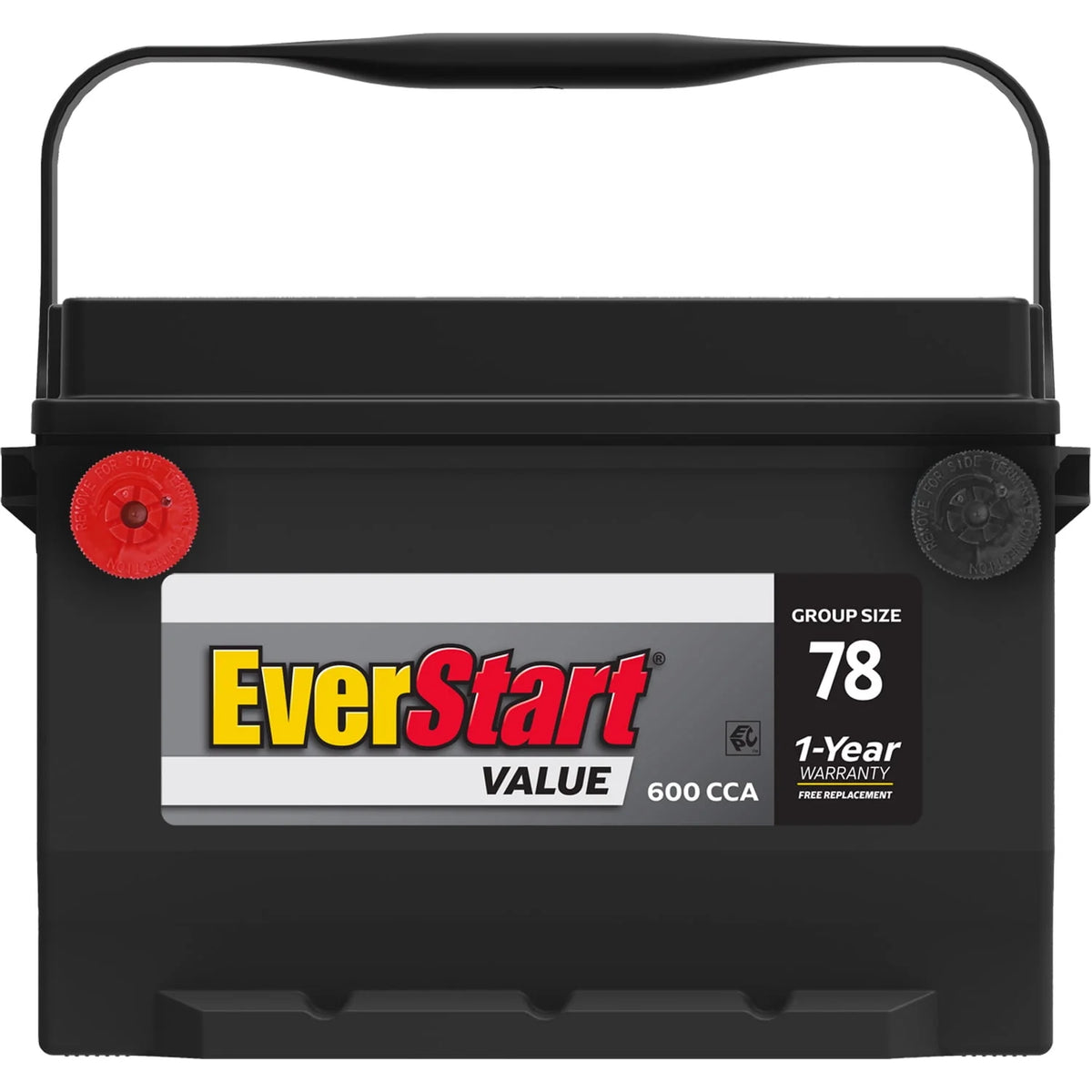 Lead Acid Automotive Battery Group Size 78 12 Volt 600 CCA M378