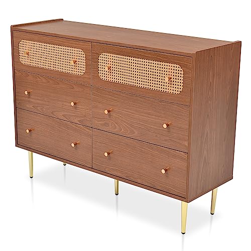 6 Drawer Rattan Dresser D955544