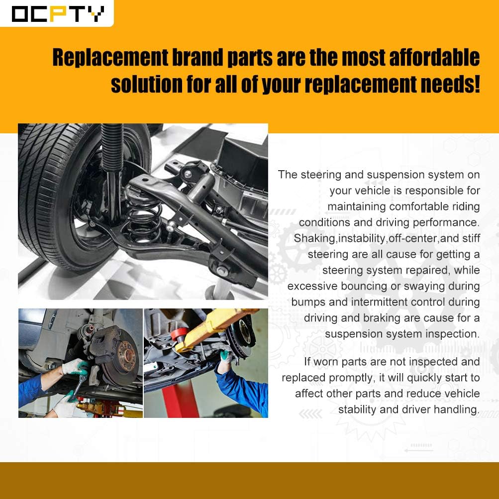 6-Piece Outer Inner Tie Rods and Adjusting Sleeves D326