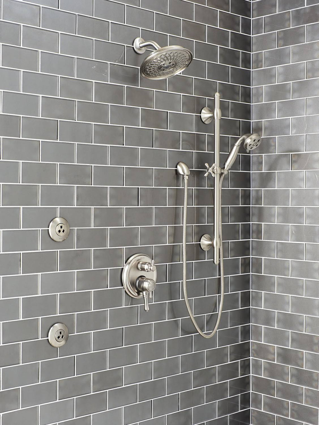 Stainless Raincan Shower Head I40371