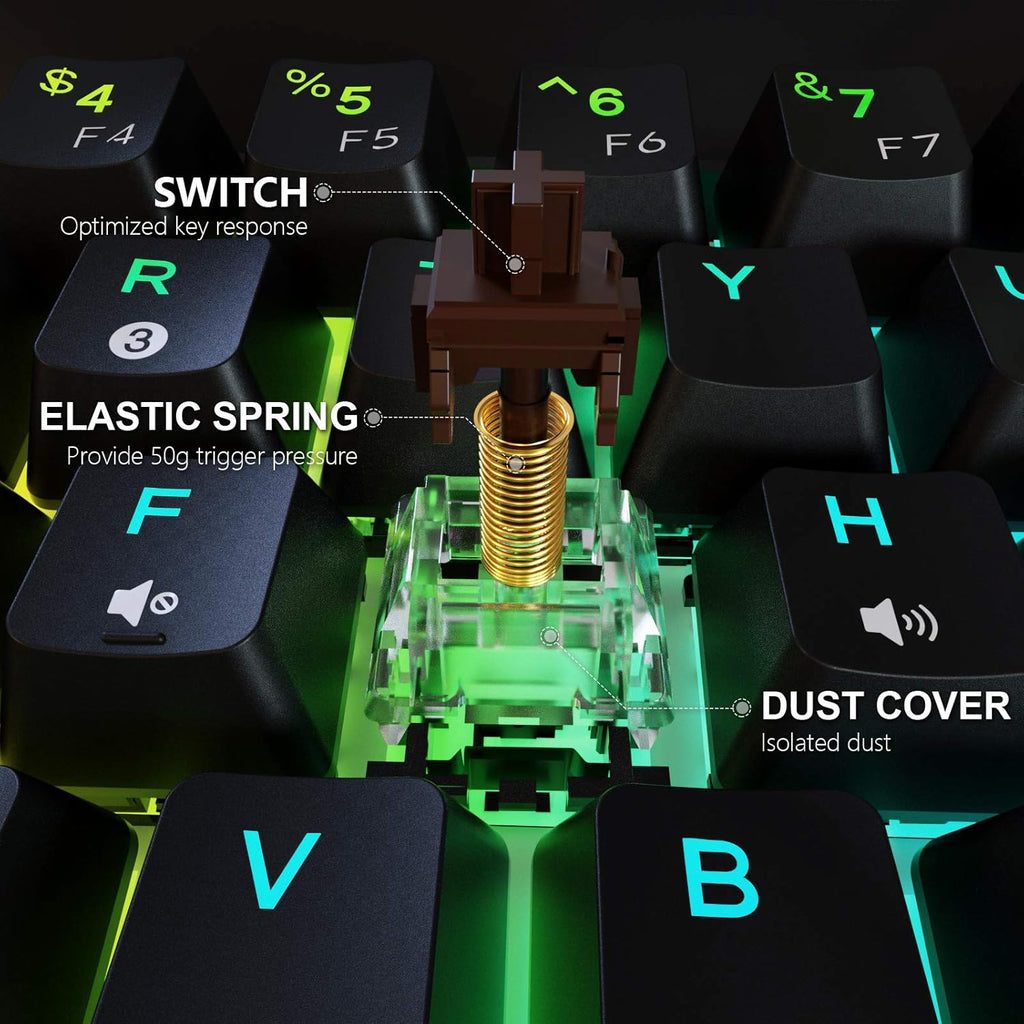 60% Mechanical Gaming Keyboard K340