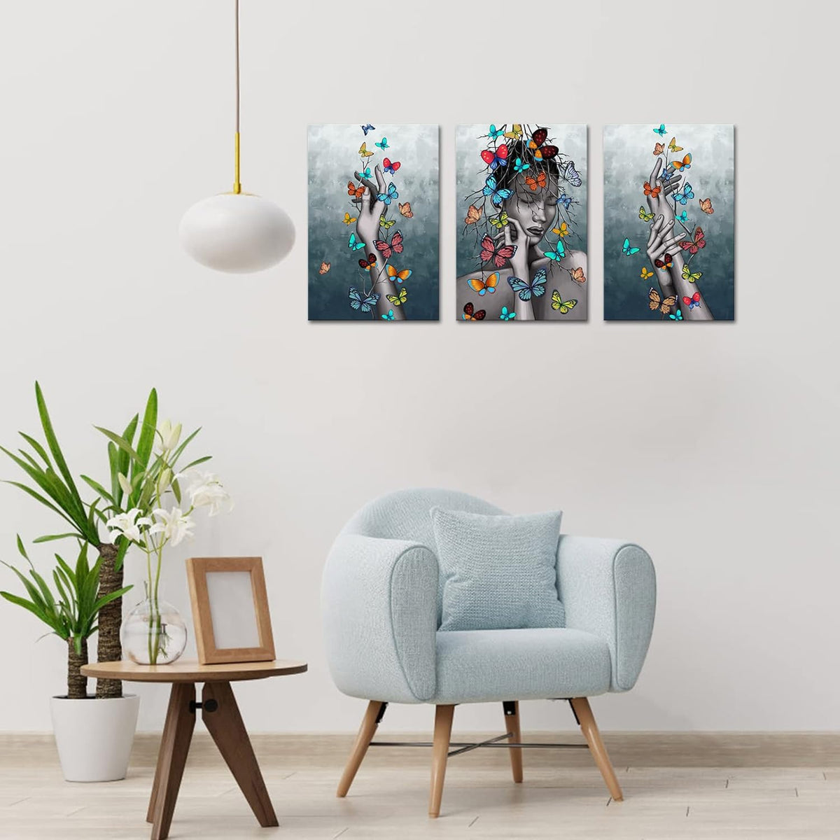 3 Piece African American Wall Art Canvas Print Stretched and Framed Ready to Hang F924