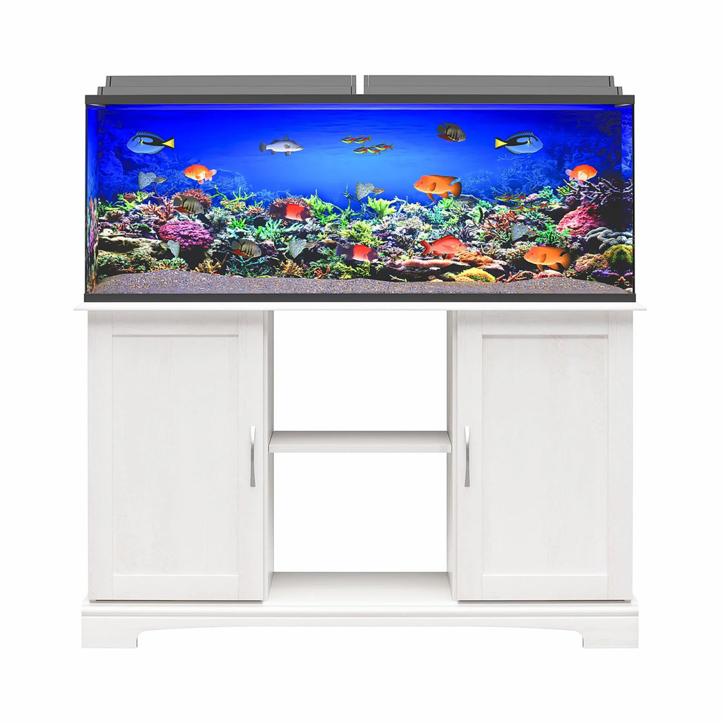 Ivory Oak 50 - 75 Gallon Aquarium Stand N564
