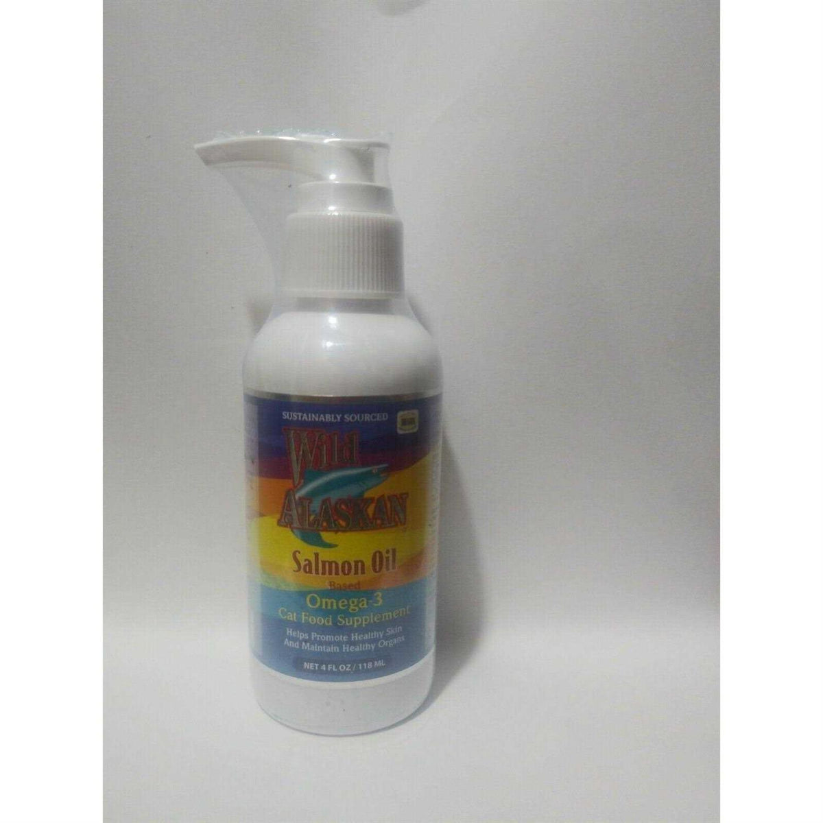 Wild Alaskan Salmon Oil Omega 3 Cat Food Supplement Q5726