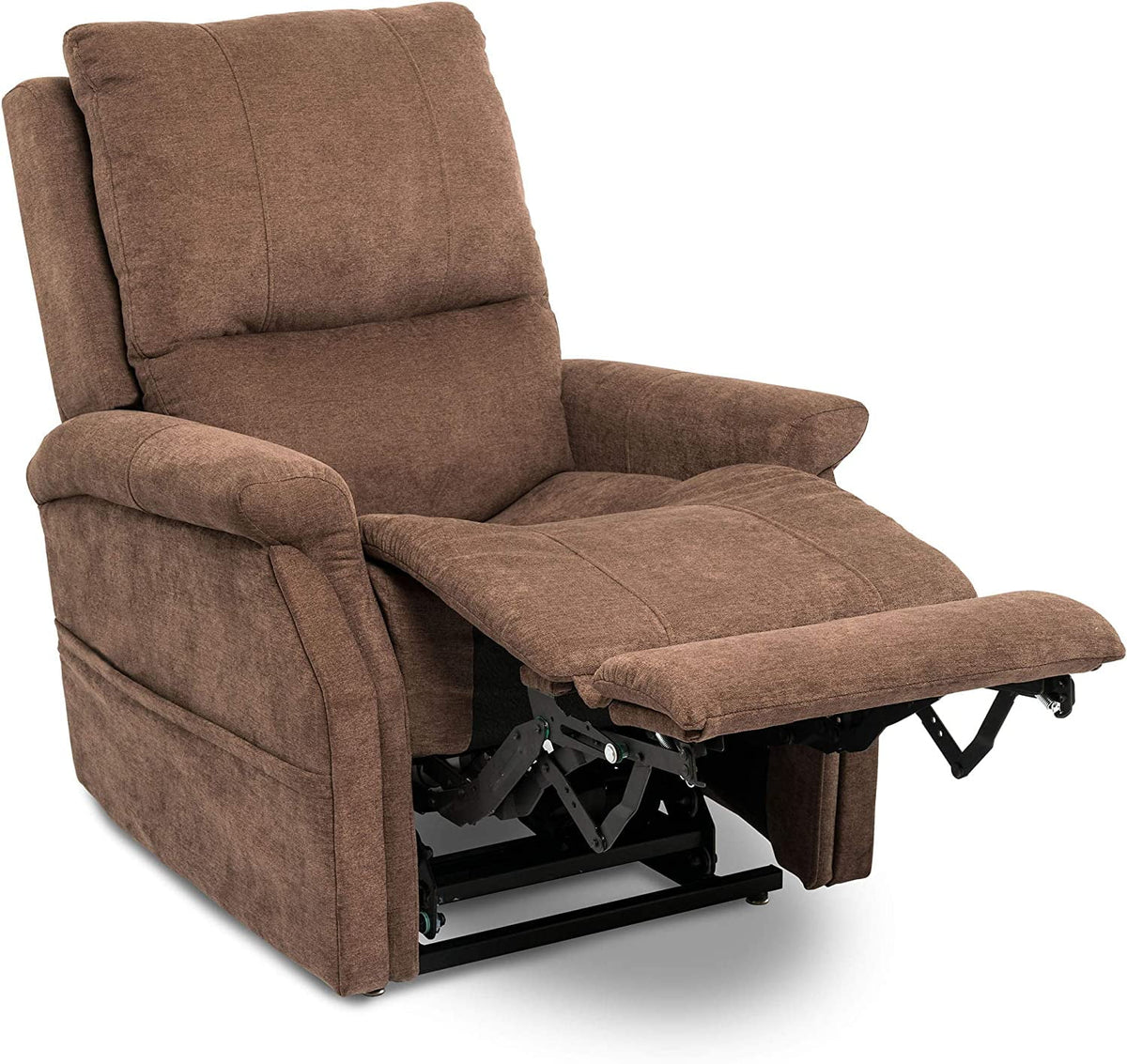 Brown Fabric Recliner L26077