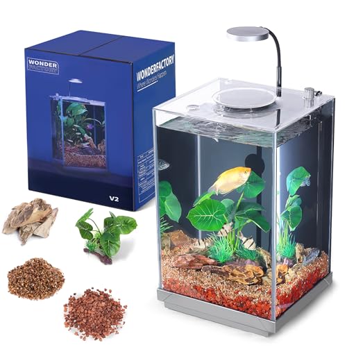 1.5 Gallon Float Glass Fish Tank Starter Kit R4793