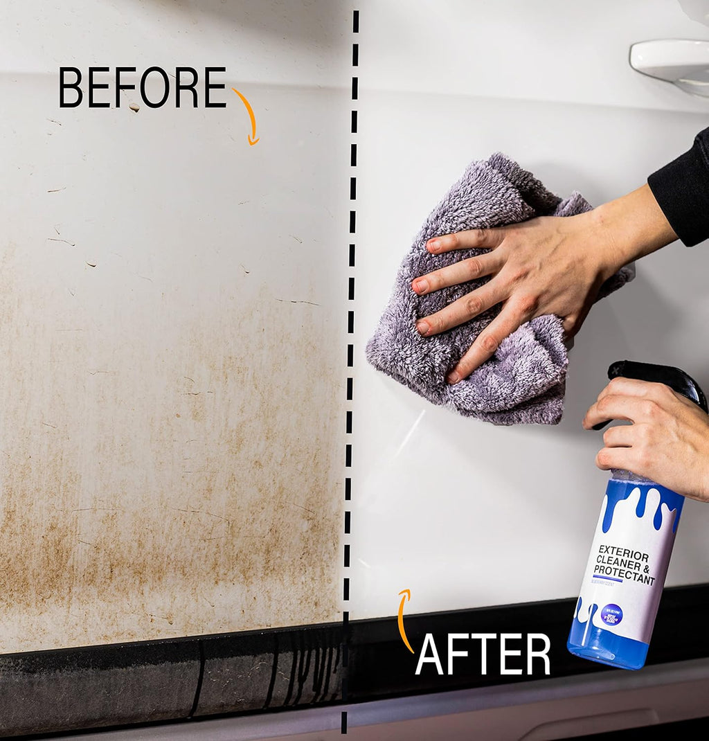 Car Cleaning Kit with Car Soap, Tire Shine, Tire & Wheel Cleaner, Pack of 2 Q6100
