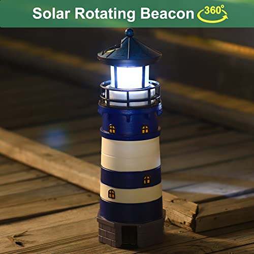Solar LED Lighthouse Lamp Outdoor Decorative K36034