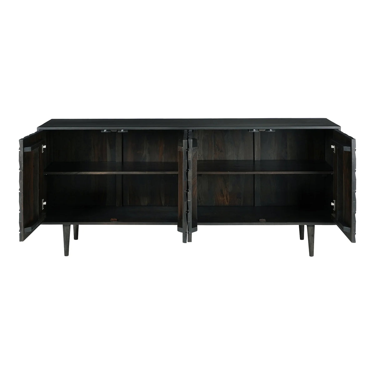 Black 4 Door Sideboard N4123