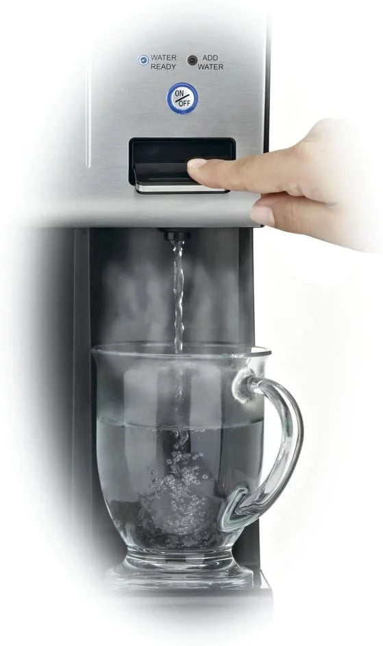 12-Cup Programmable Coffeemaker with Hot Water System, Black/Stainless X2028