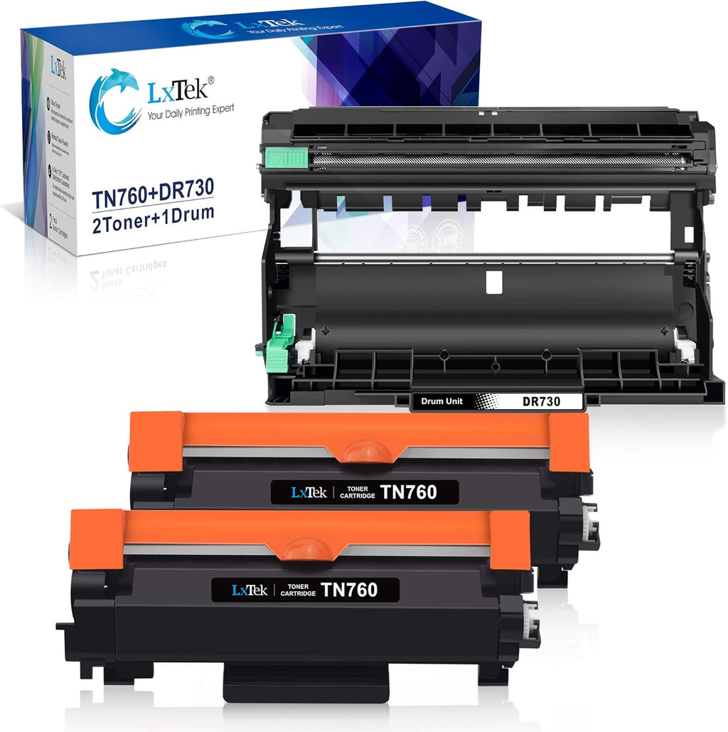 Compatible Toner Cartridge & Drum Unit Replacements for Brother Printer (2 Toner Cartridges, 1 Drum Unit, 3 Pack) Y512324