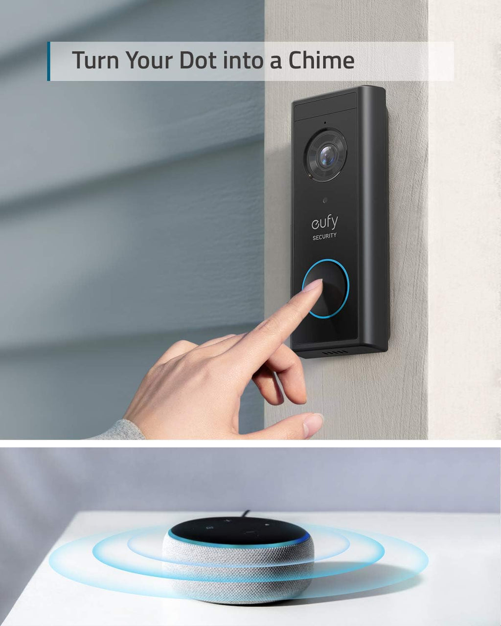 Video Doorbell Kit 2K Resolution Battery-Powered O228