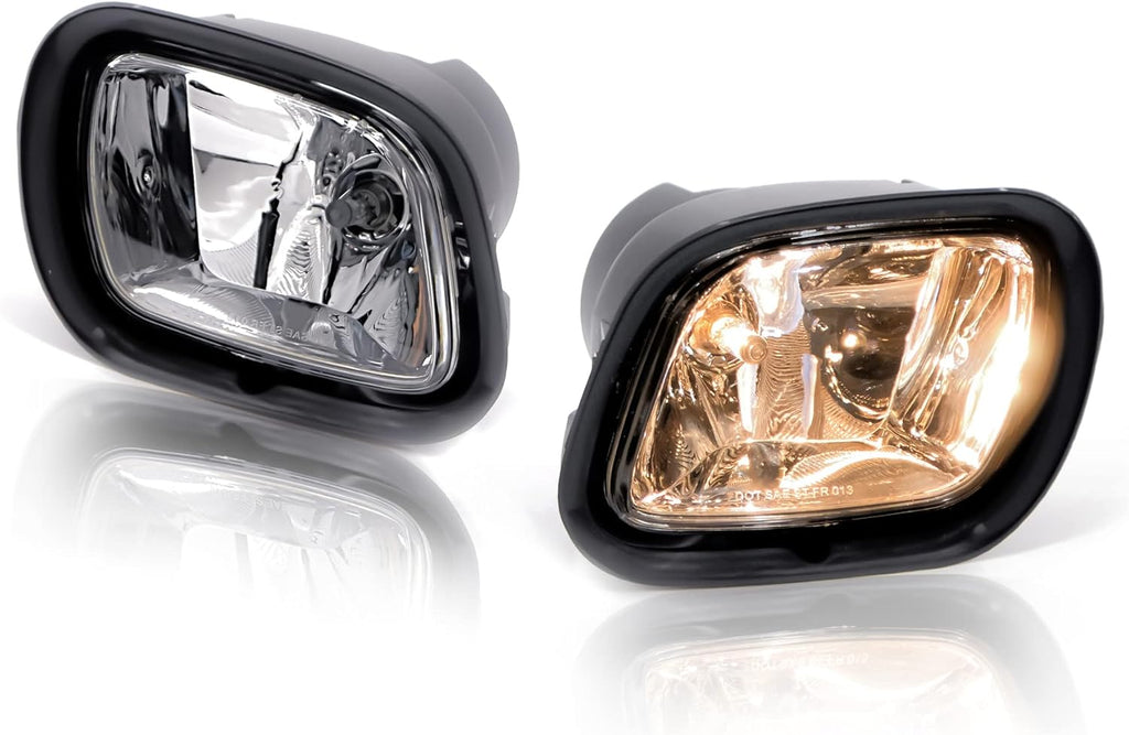 Headlight and Fog Light Lamp Set Left Right Side with Bulbs F885