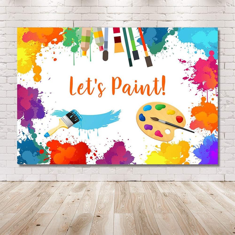 Colorful Graffiti Photography Backdrop 7x5ft C100