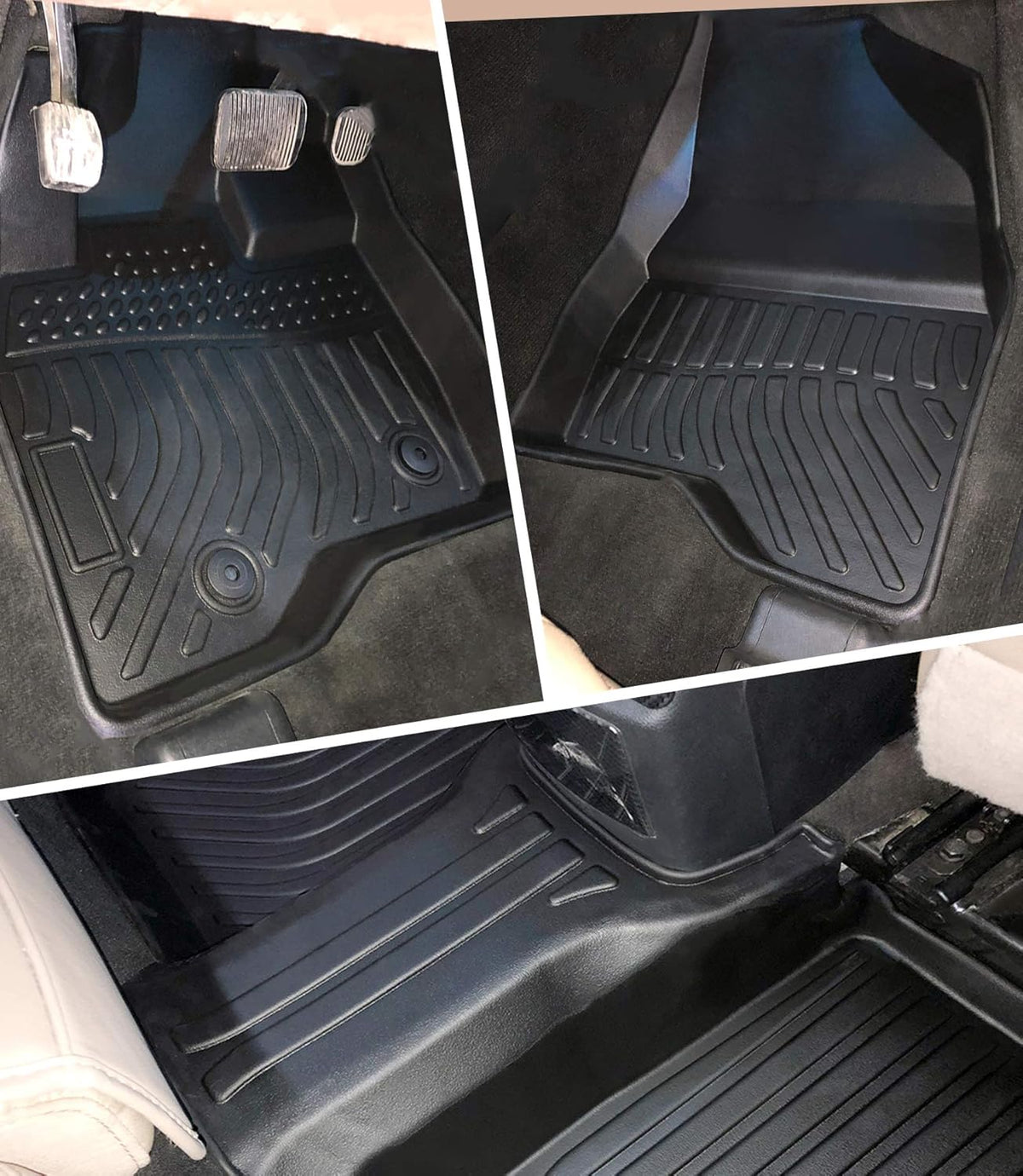 Car Floor Mats for Ford Explorer 7 Seat 2015-2019 Waterproof L1604
