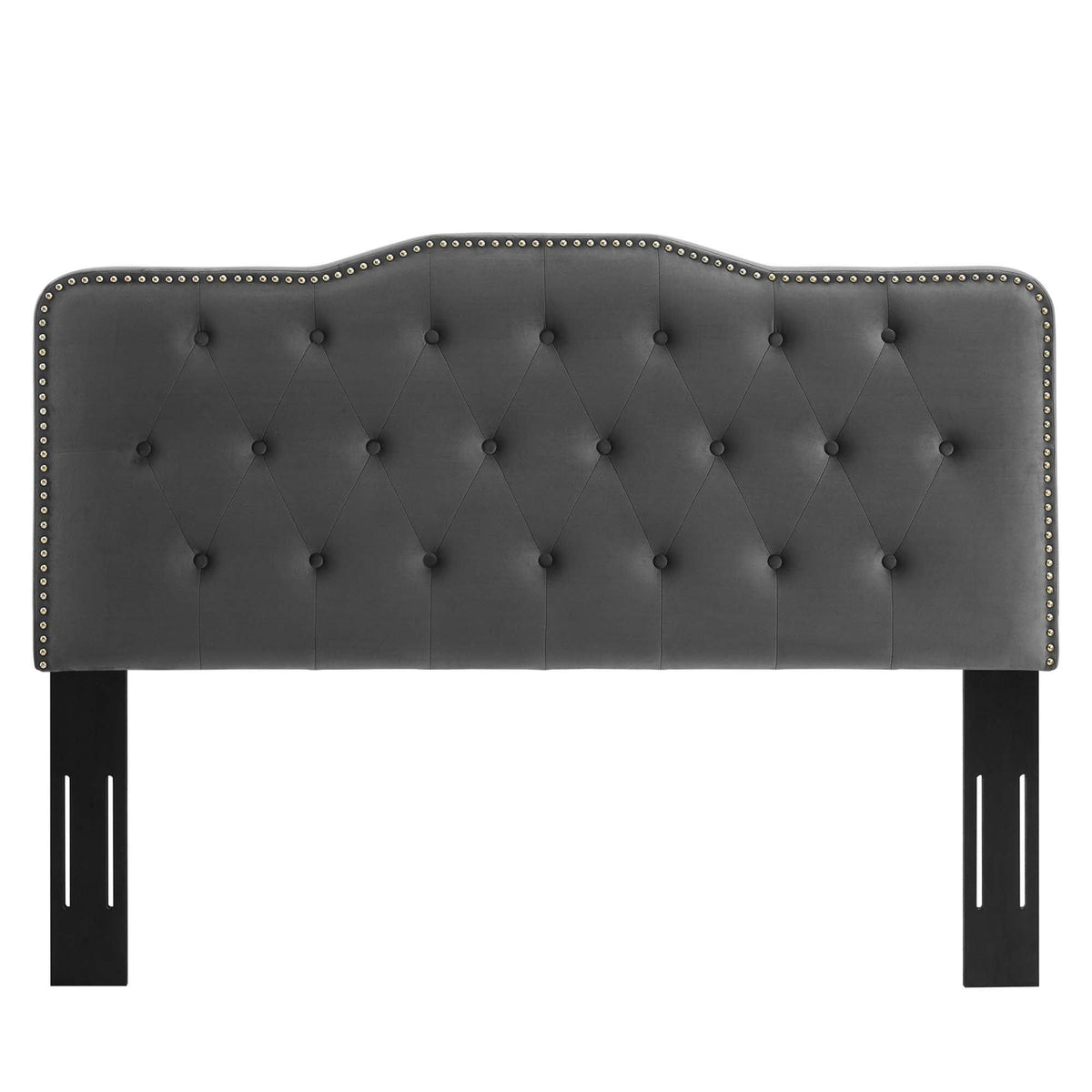 Pink Tufted Velvet Full/Queen Headboard A916582