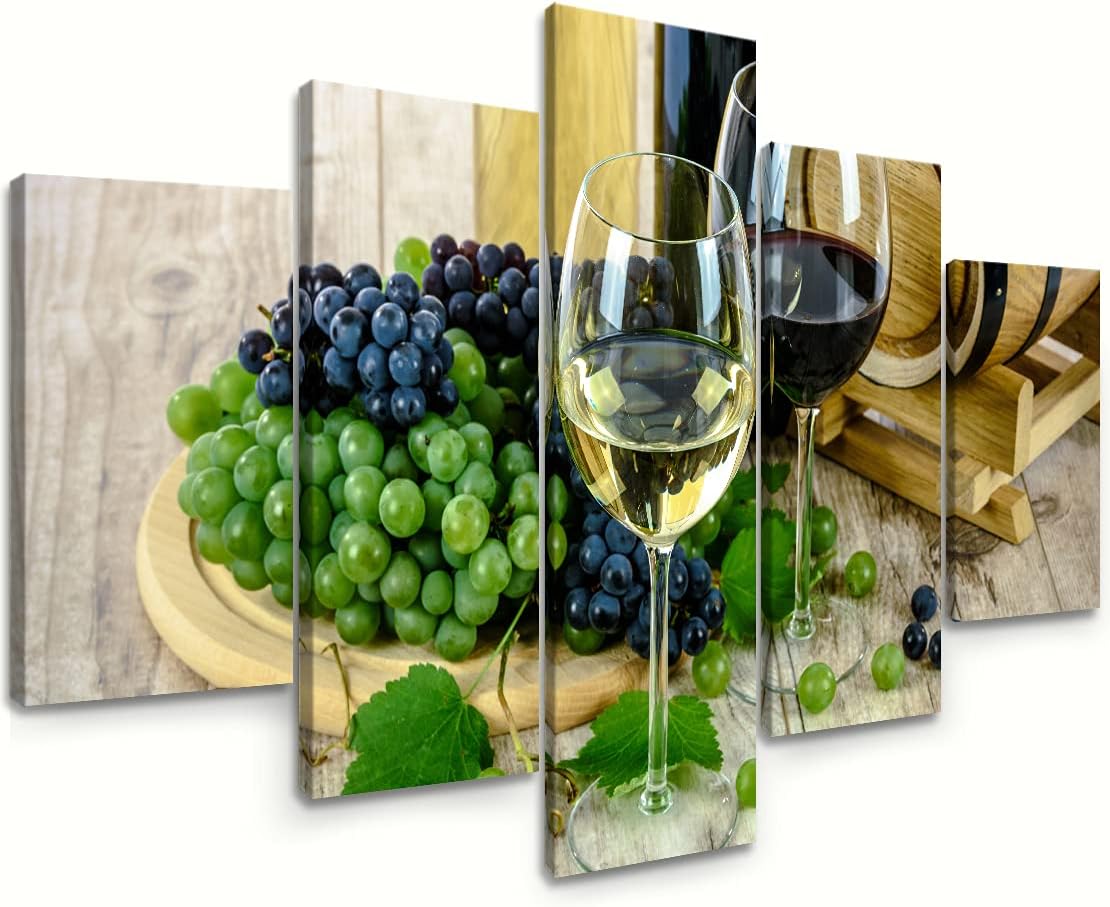5 Piece Large Stretched Framed Canvas Wall Art H32173