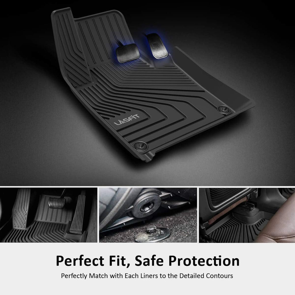 Black TPE Car Floor Liners for Toyota RAV4 W54353
