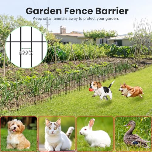 Rustproof Metal Decorative Garden Fence O4020