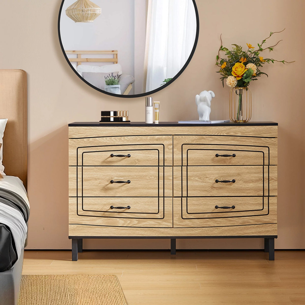 6 Drawer Double Dresser N738504