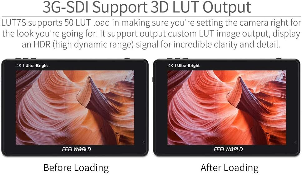 7 Inch 2200nit Ultra Bright Touch Screen Camera Field Monitor S27399
