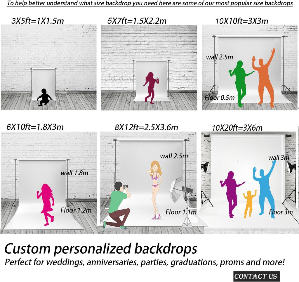 Colorful Graffiti Photography Backdrop 7x5ft C100