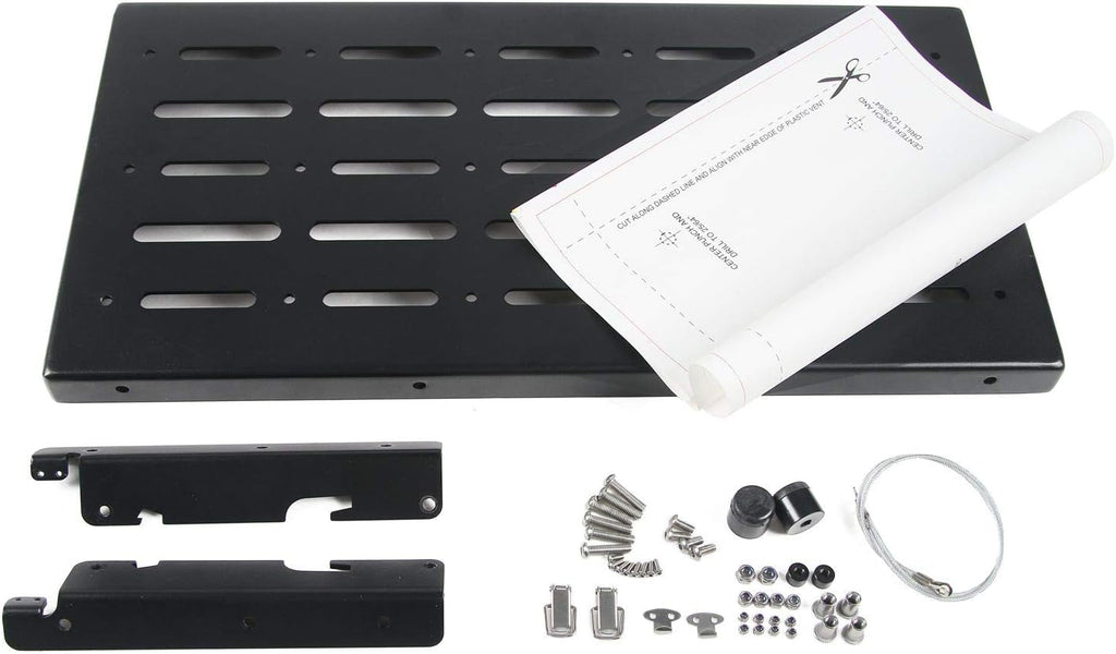 Foldable Aluminum Alloy Tailgate Table Storage Rack V856151