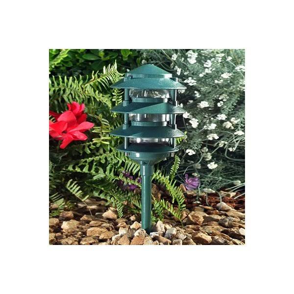Cast Aluminum Four Tier Pagoda Light C67707