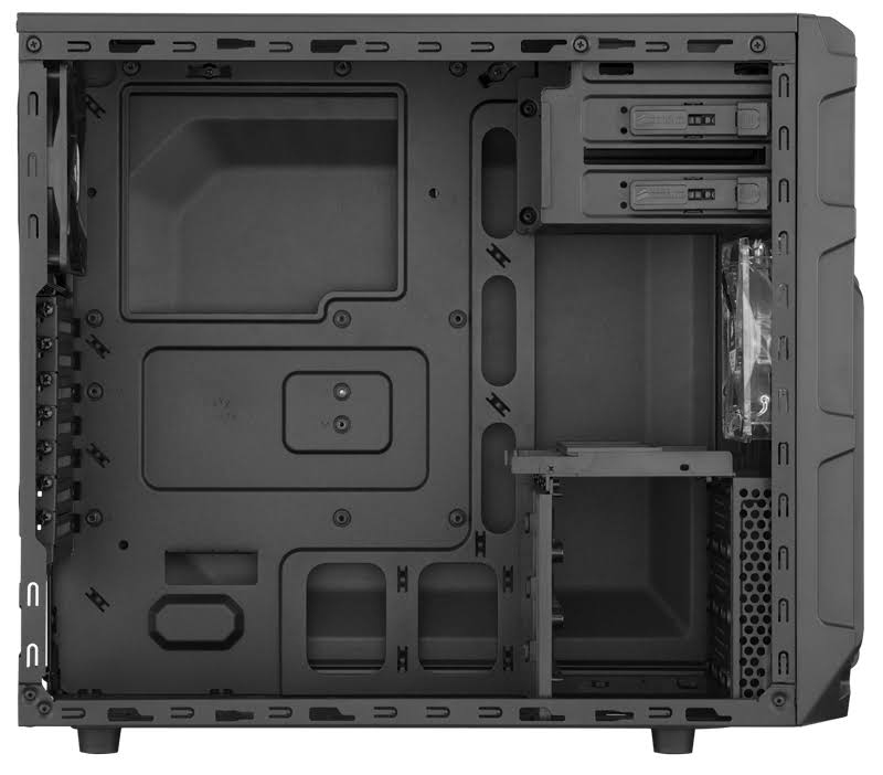 Black Steel ATX Mid Tower Gaming Case K805