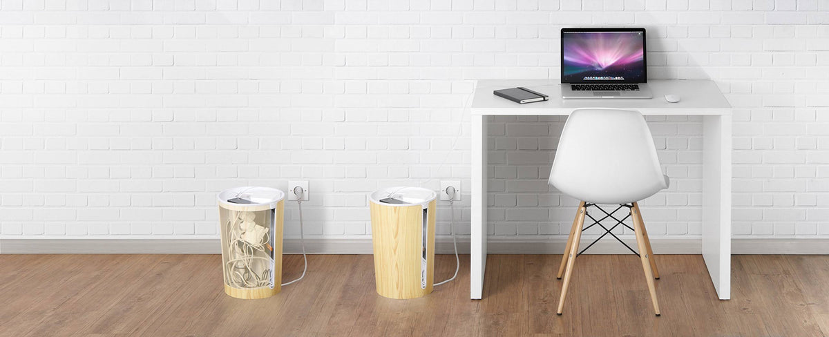 Light Wood Cable Management L571324