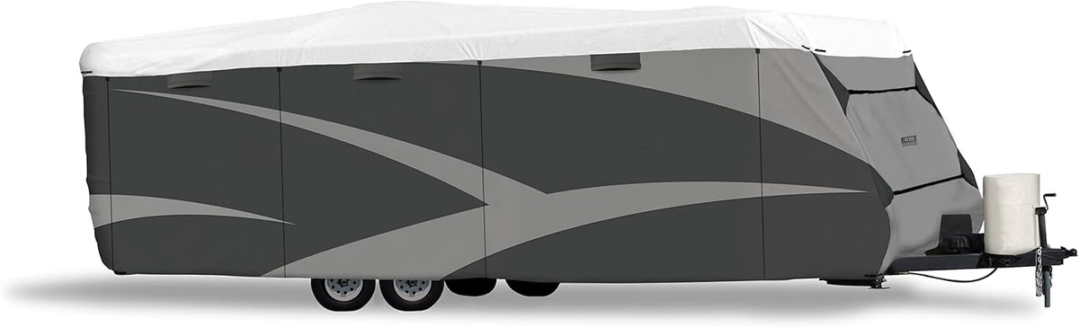 Gray/White Olefin Travel Trailer Cover 24' 1" - 26' R544377