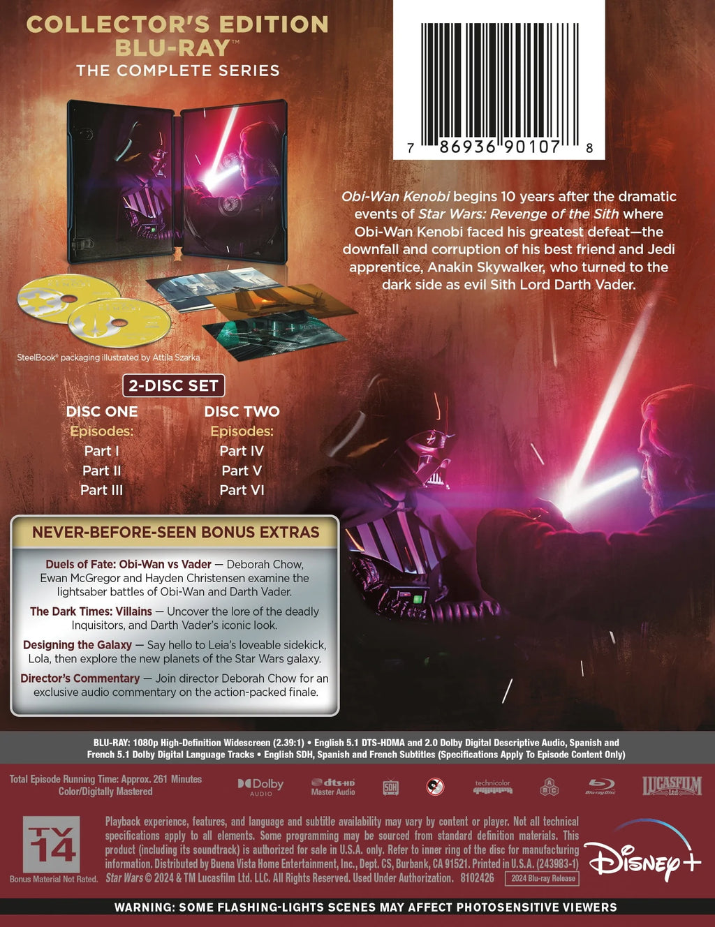 Obi-Wan Kenobi: The Complete Series (Blu-ray) X204