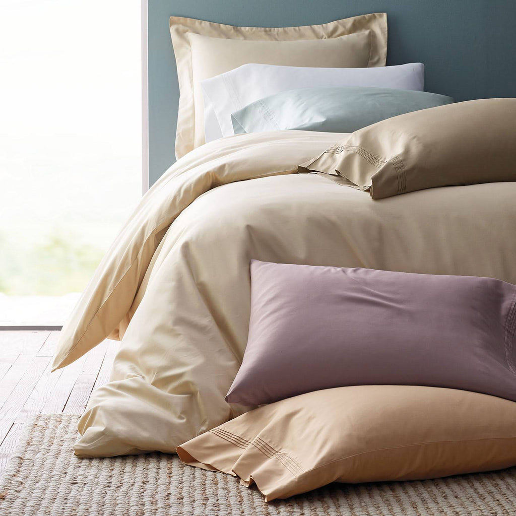 Ivory King Cotton Sateen Duvet Cover G31698