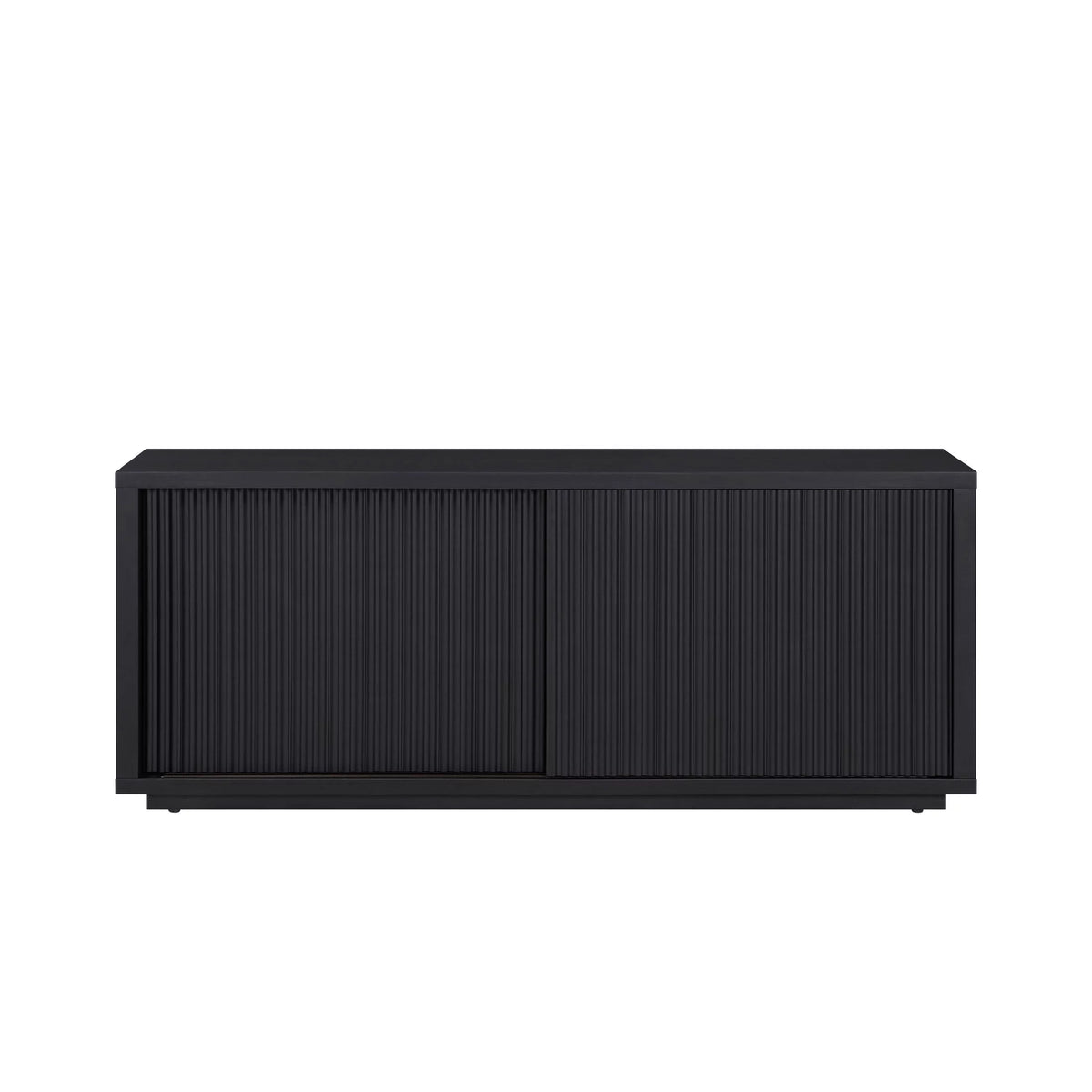 Fluted TV Stand for TVs up to 70" Black R72998