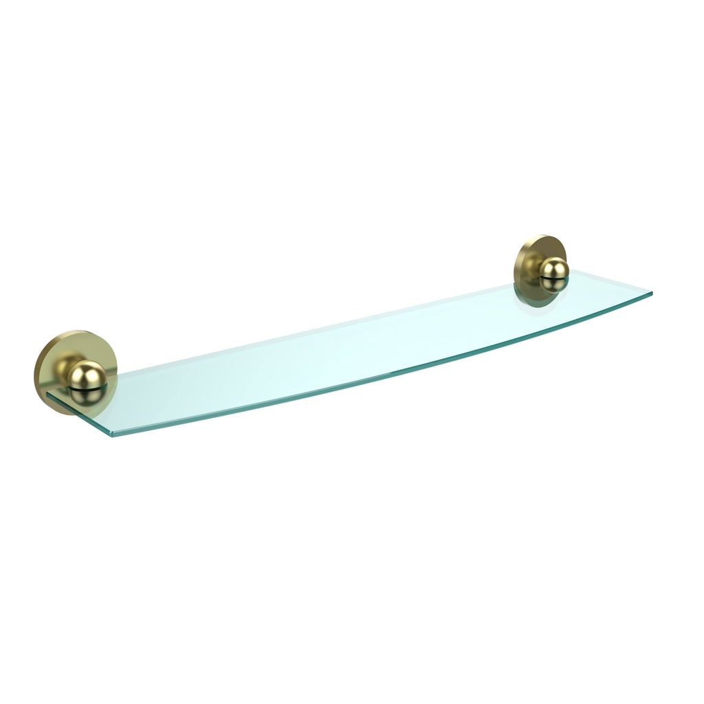 Satin Brass Glass Shelf A8679