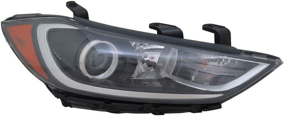 Passenger Side Headlight for Hyundai Elantra 2017 2018 O508